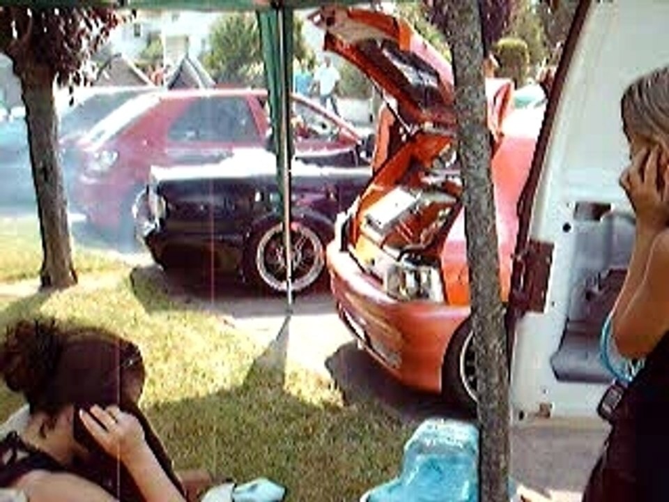 rupture BMW 320 I cab grosse fumée