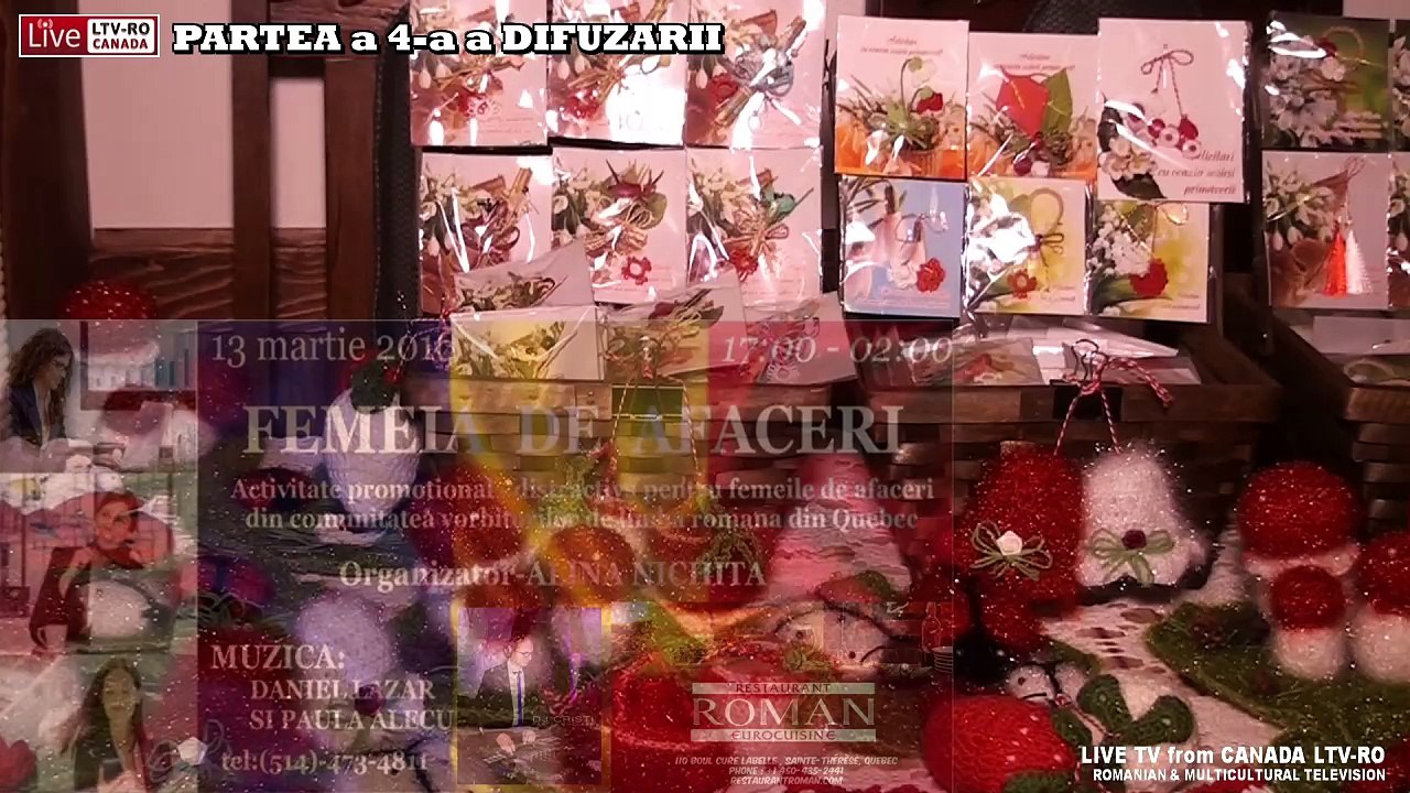 2016-03-13 P4 - FEMEIA de AFACERI IN DIRECT la LiveTV from Canada (SECVENTE)
