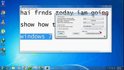 Windows 7 Permanent  Activator 2017 [ALL VERSION].