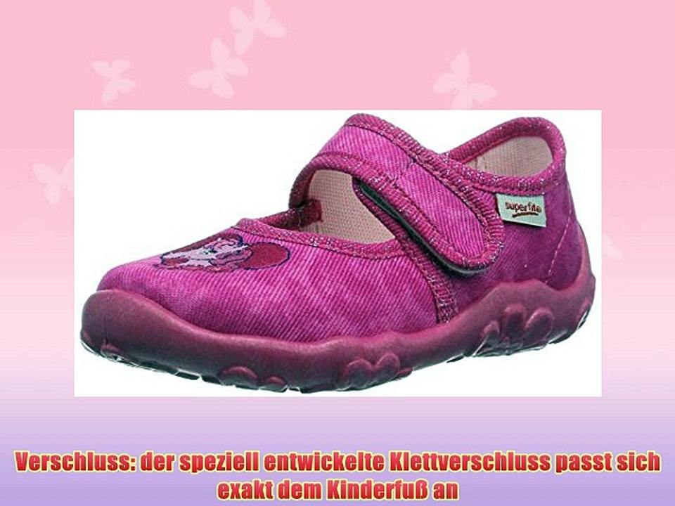 Superfit 30028263  BONNY M?dchen Flache Hausschuhe Pink (PINK 63) 30 EU (11.5 Kinder UK)