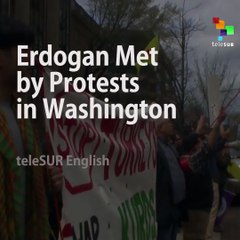 Protesters Greet Turkey's Erdogan in Washington