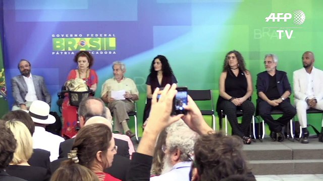 Brazilian artists express support for President Rousseff