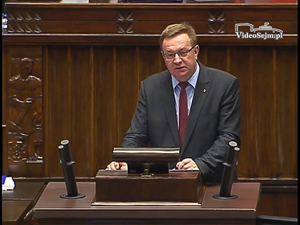 Poseł Ryszard Wilczyński - Wystąpienie z dnia 30 marca 2016 roku.