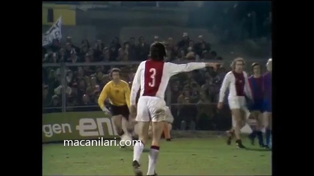 07.03.1973 - 1972-1973 European Champion Clubs' Cup Quarter Final 1st Leg AFC Ajax 4-0 Bayern Münih