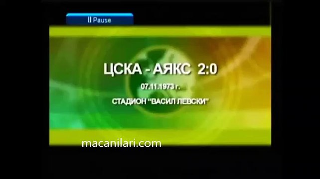07.11.1973 - 1973-1974 European Champion Clubs' Cup 2nd Round 2nd Leg CSKA Septemvriysko Zname 2-0 AFC Ajax (After Extra Time)