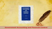 Download  Government Accounting and Financial Control Free Books