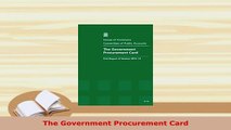 PDF  The Government Procurement Card Read Online