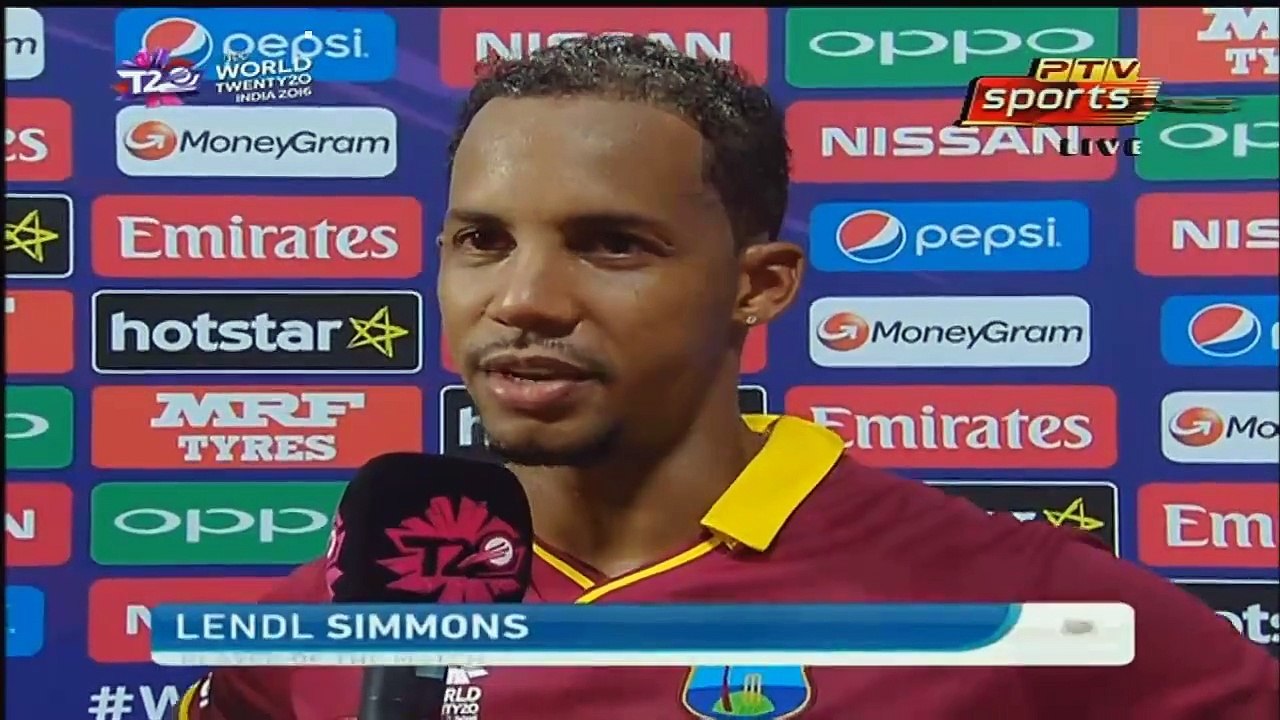LENDL SIMMONS Exclusive Talk After Match Vs India