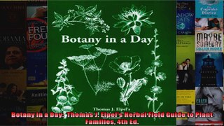 Read  Botany in a Day  Thomas J Elpels Herbal Field Guide to Plant Families 4th Ed Full EBook Online Free