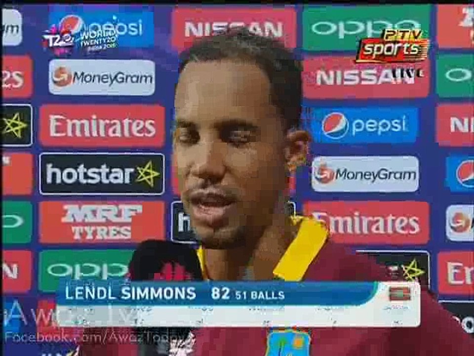 LENDL SIMMONS Exclusive Talk After Defeating India