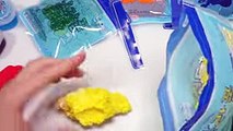 How To Make Colors Clay Slime Toy DIY Rainbow Foam Slime Learn Color