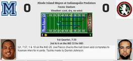 Week 16: Rhode Island Majors (9-6) @ Indianapolis Predators (7-8)
