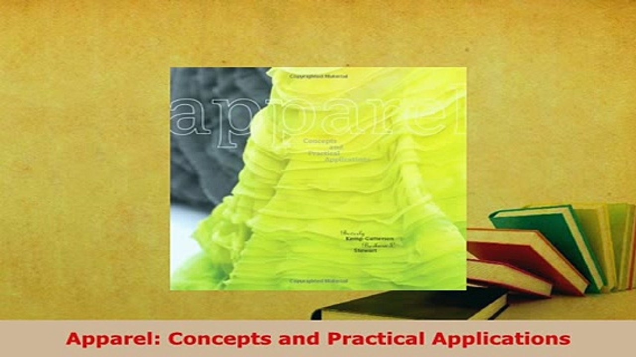 PDF  Apparel Concepts and Practical Applications Ebook