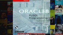 Oracle8 PLSQL Programming