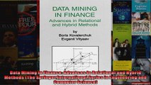 Data Mining in Finance Advances in Relational and Hybrid Methods The Springer