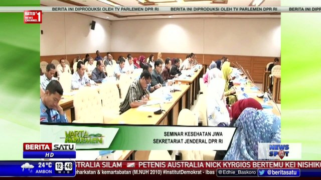 DPR Adakan Seminar Kesehatan Jiwa untuk Stress Saat Bekerja