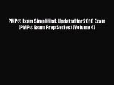 Read PMP® Exam Simplified: Updated for 2016 Exam (PMP® Exam Prep Series) (Volume 4) PDF Online