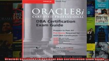 Oracle8i Certified Professional DBA Certification Exam Guide