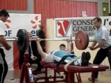 Carl Boussemaere à 122,5 Kg (France 2007)