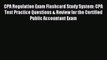 Read CPA Regulation Exam Flashcard Study System: CPA Test Practice Questions & Review for the