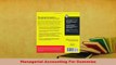 Download  Managerial Accounting For Dummies Download Online