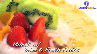 Curiosity Got the Chef: Have an Extra Healthy Breakfast with Muesli and Fresh Fruits