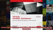 Oracle NoSQL Database RealTime Big Data Management for the Enterprise