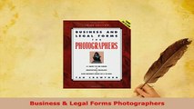 PDF  Business  Legal Forms Photographers PDF Book Free