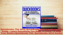 PDF  Quickbooks The 2016 QuickBooks Complete Beginners Guide  Learn Everything You Need To Read Online