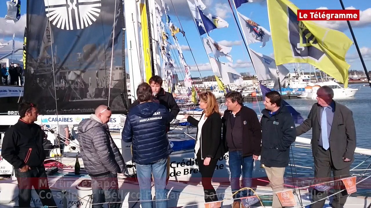 Transat ag2r - La Mondiale. "Bellocq Paysages - Saveurs de Cornouaille"  baptisé !