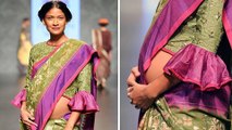 Carol Gracias Flaunts BABY BUMP On Ramp - Lakme Fashion Week 2016