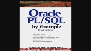 Oracle PLSQL by Example 3rd Edition