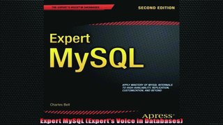 Expert MySQL Experts Voice in Databases