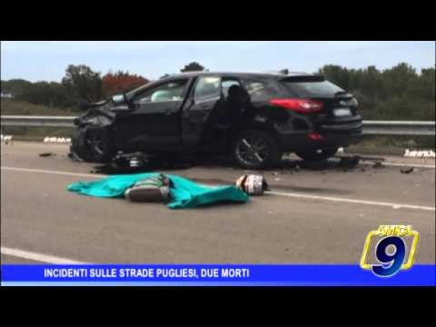 Incidenti sulle strade pugliesi, due morti