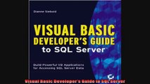 Visual Basic Developers Guide to SQL Server