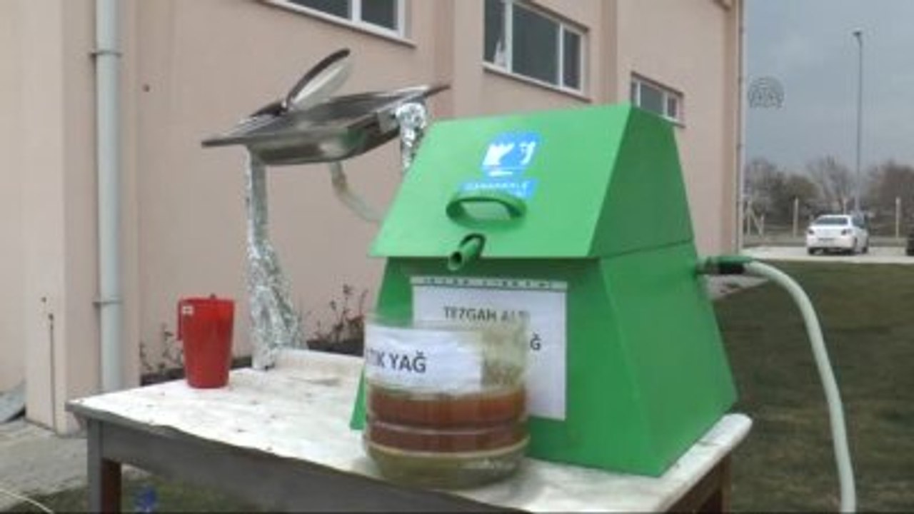 Çanakkaleli Tekniker "Tezgah Altı Yağ Ayrıştırıcısı" Üretti