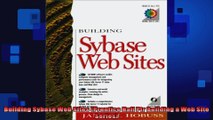 Building Sybase Web Sites Prentice Hall Ptr Building a Web Site Series