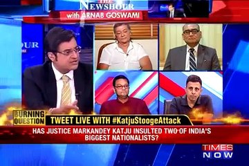 Netaji - Japanese Agent  Should Justice Katju   The News Hour Debate 22