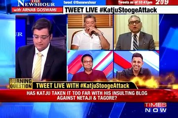 Netaji - Japanese Agent  Should Justice Katju   The News Hour Debate 24