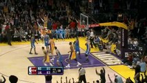 Kobe Bryant hits the game-winning three-pointer: Hornets vs. Lakers (3.31.12)