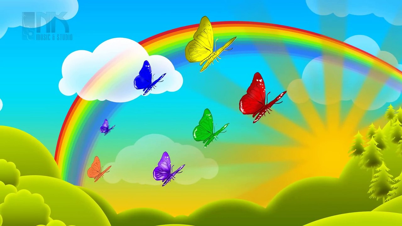 Animated Song | The Rainbow Colors | Nursery Rhymes | Kids Song