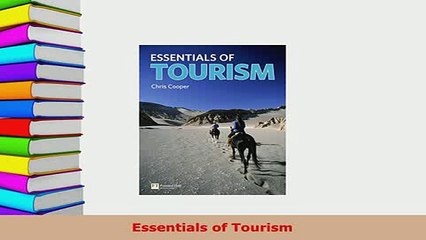 Download  Essentials of Tourism Free Books