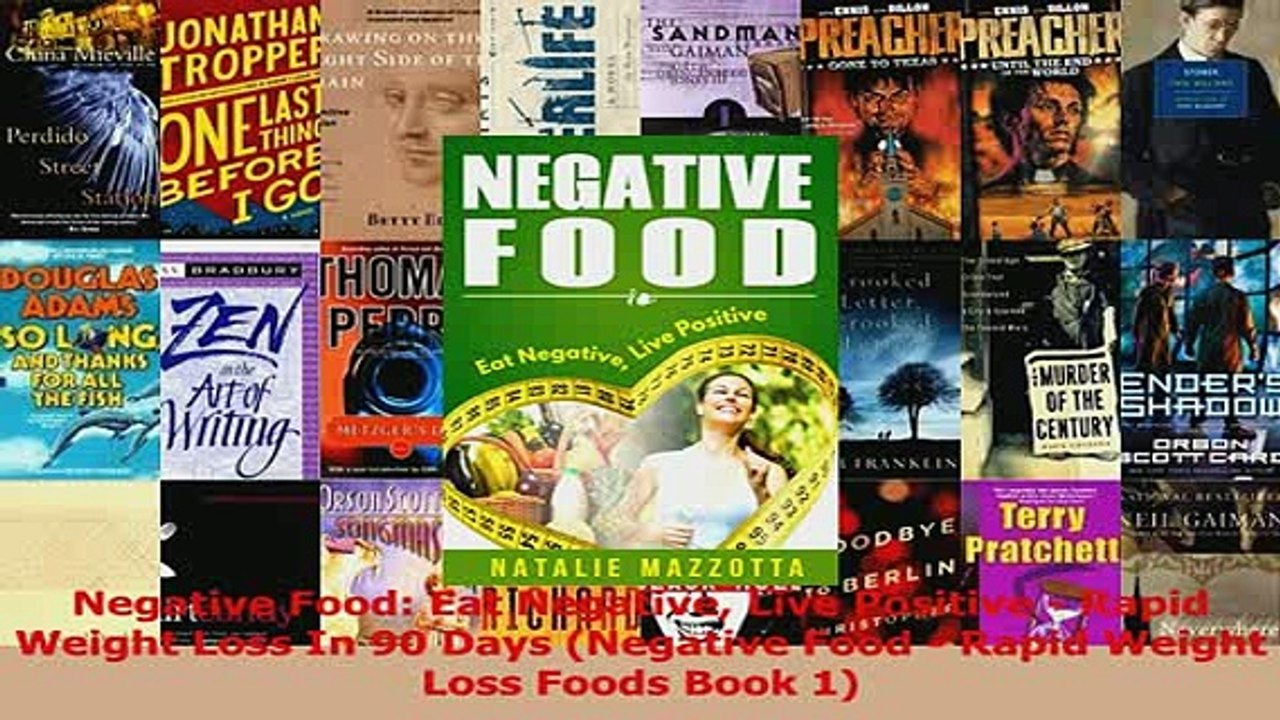 Download  Negative Food Eat Negative Live Positive  Rapid Weight Loss In 90 Days Negative Food  PDF Free