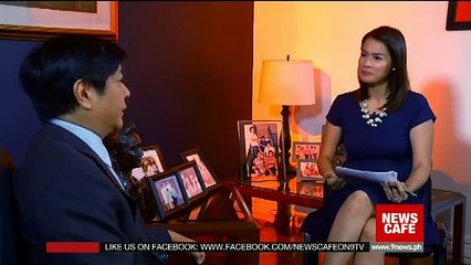 News Cafe Episode 117 Senator Bongbong Marcos 3