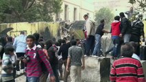 Egyptian youth clash on eve of Egypt revolution anniversary