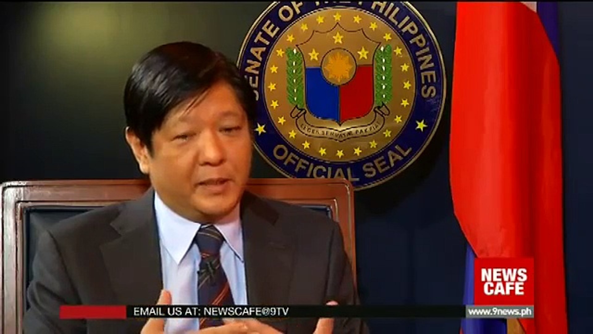 News Cafe Episode 117 Senator Bongbong Marcos 20