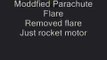 Moddified parachute Flare