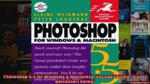 Photoshop 55 for Windows  Macintosh Second Edition Visual QuickStart Guide