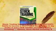 PDF  Stock Trading Successfully w BONUS CONTENT Habits to become a PROFITABLE Stock Trader PDF Book Free