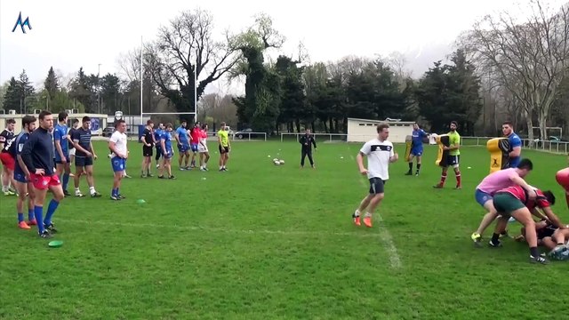 Rugby - Reportage FC Grenoble Espoirs avant Castres